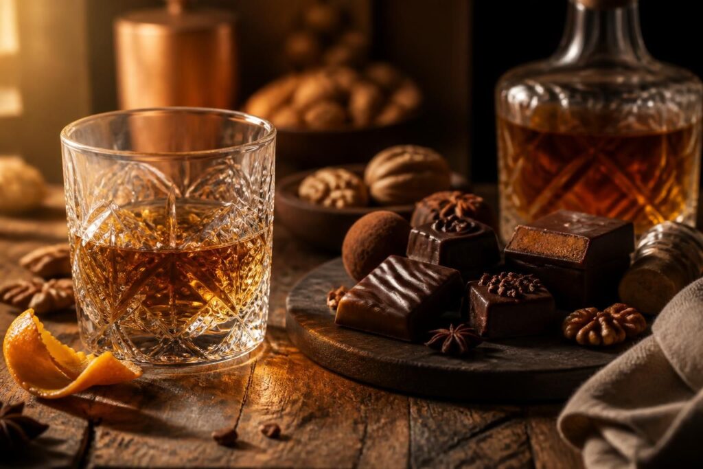 Whisky et chocolat : les accords de dégustation