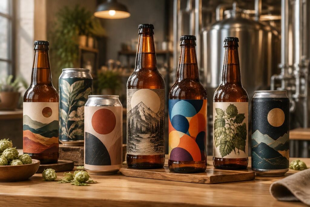 Bière étiquettes : créations, styles et tendances actuelles