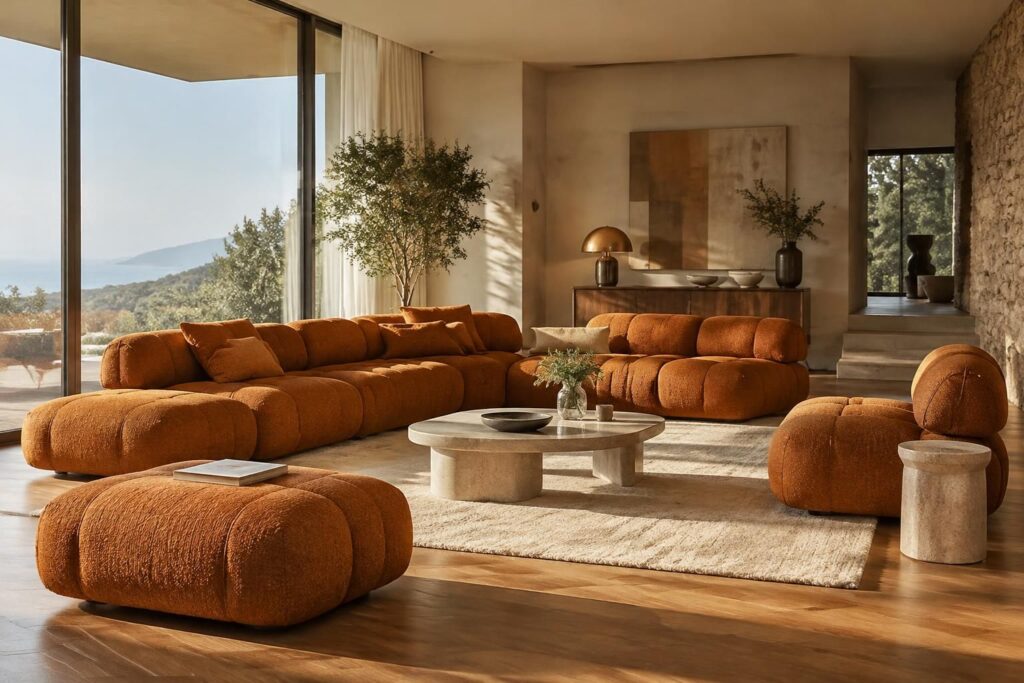 Canapé designer italien ou vintage : modèles iconiques et modulables à découvrir