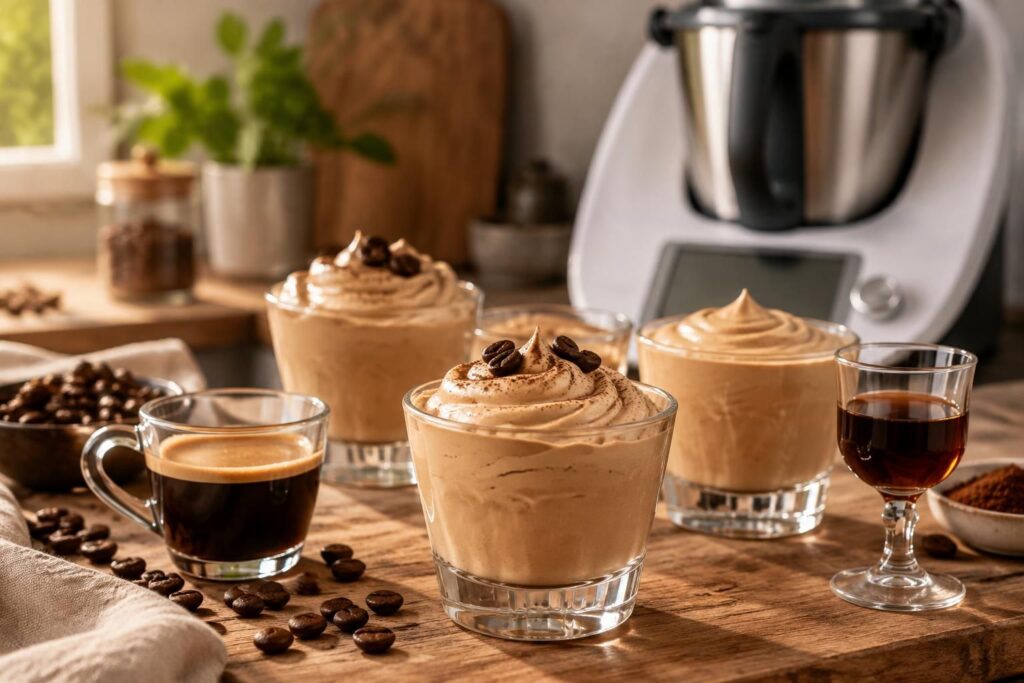 Crème de café italienne maison, avec ou sans alcool, façon Thermomix